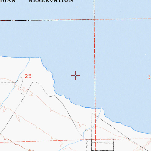 Topographic Map of Big Wash, CA