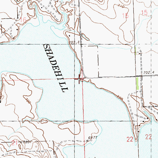 Topographic Map of Unorganized Territory of Seim (historical), SD