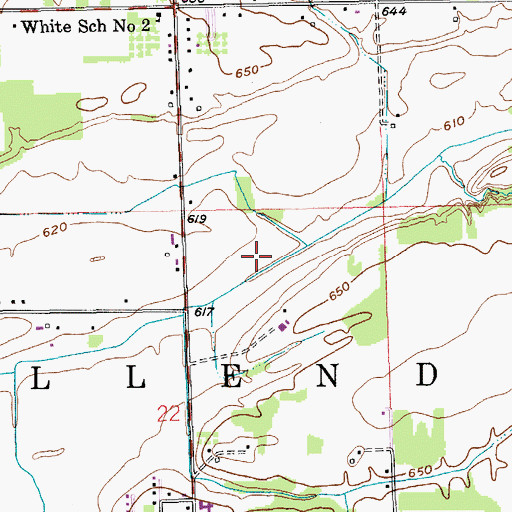 Topographic Map of Allendale Census Designated Place, MI