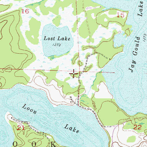 Topographic Map of City of Cohasset, MN