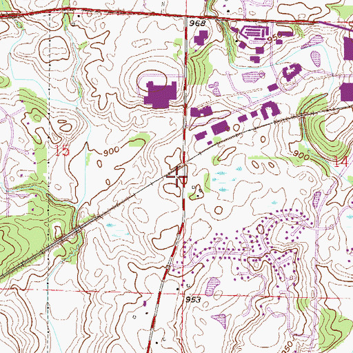 Topographic Map of City of Chanhassen, MN