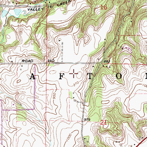 Topographic Map of City of Afton, MN