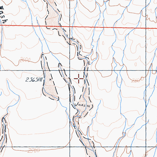 Topographic Map of Black Canyon, CA
