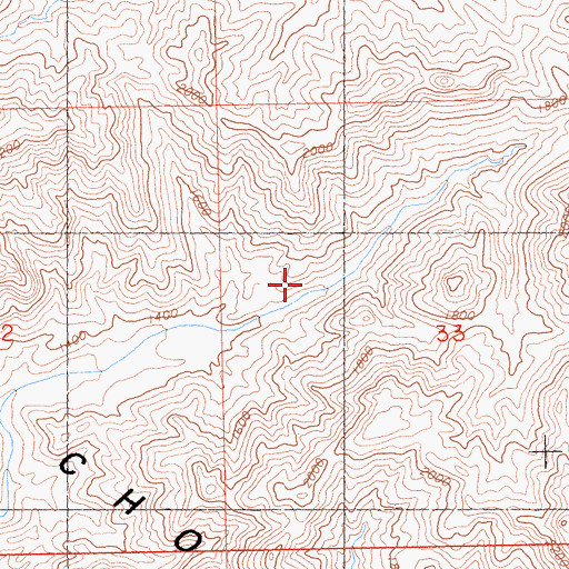 Topographic Map of Black Eagle Mine, CA