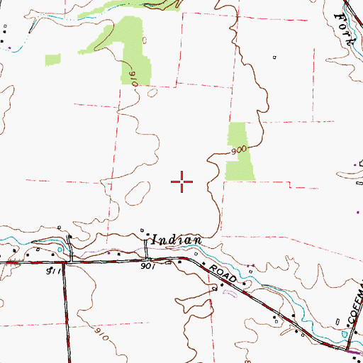 Topographic Map of City of Dublin, OH