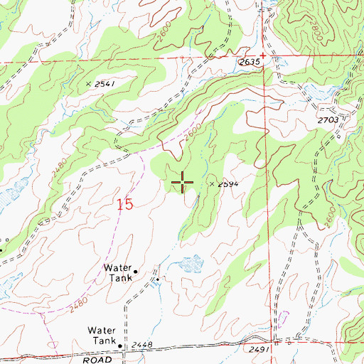 Topographic Map of Blue Canyon, CA