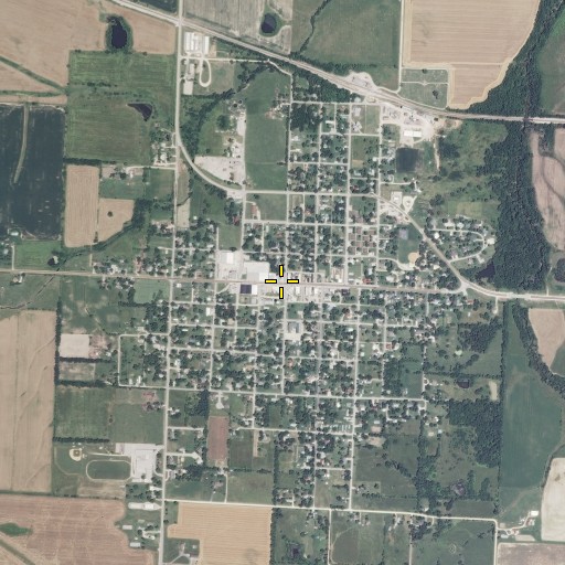 Aerial/Satellite Image of City of Golden City, MO