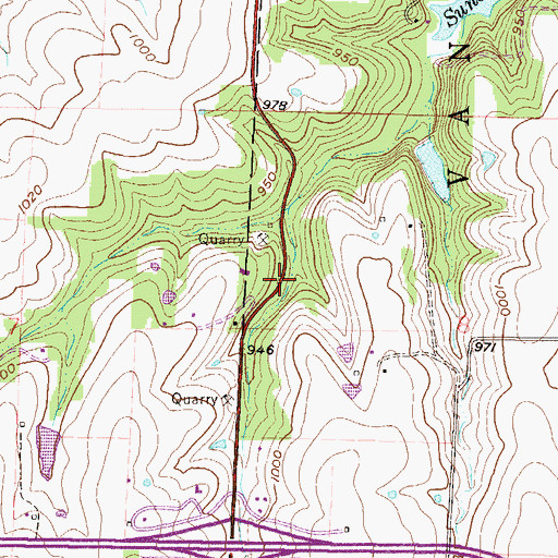 Topographic Map of City of Lake Lotawana, MO