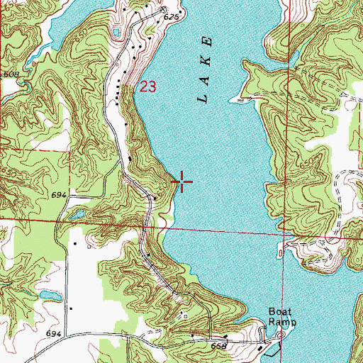 Topographic Map of City of Litchfield, IL