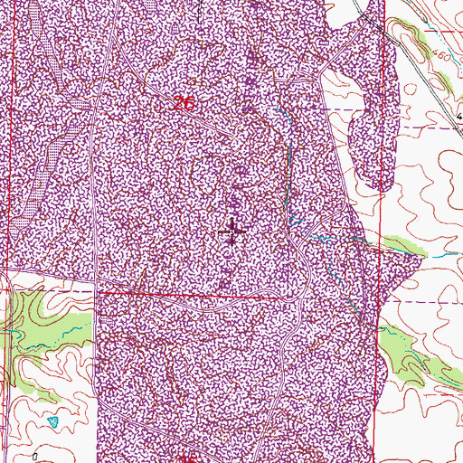 Topographic Map of City of Sparta, IL
