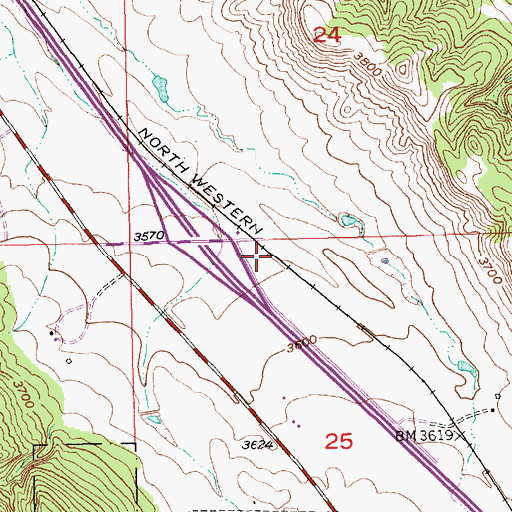 Topographic Map of City of Summerset, SD