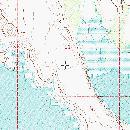 Topographic Map of Owlhead, AZ