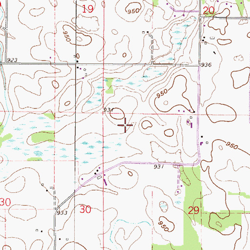 Topographic Map of City of Otsego, MN