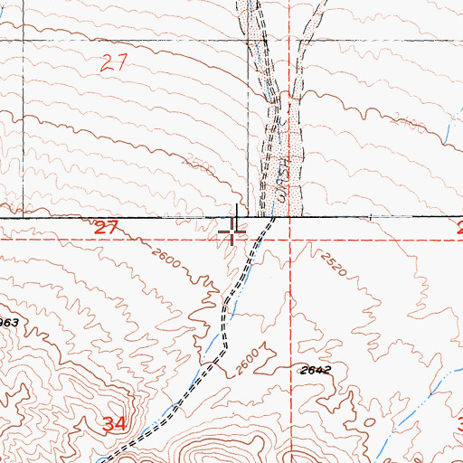 Topographic Map of Box Canyon, CA