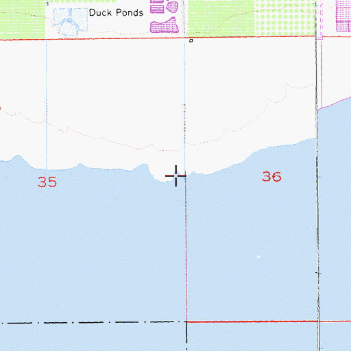 Topographic Map of Box Canyon Wash, CA