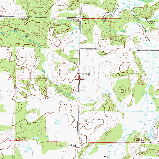 Topographic Map of City of Saint Augusta, MN