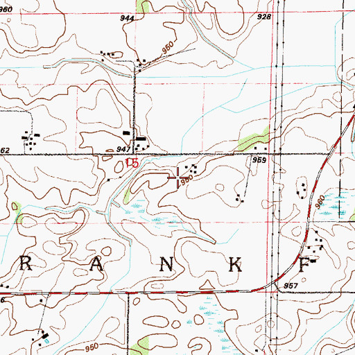 Topographic Map of City of Saint Michael, MN