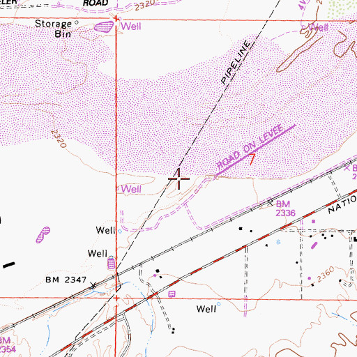 Topographic Map of Brisbane Valley, CA