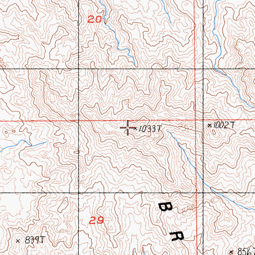 Topographic Map of Bristol Mountains, CA
