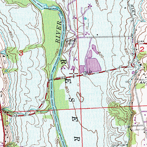 Topographic Map of City of Union, OH