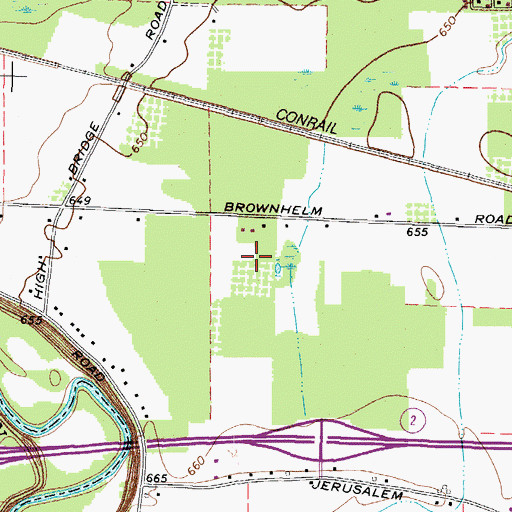 Topographic Map of City of Vermilion, OH