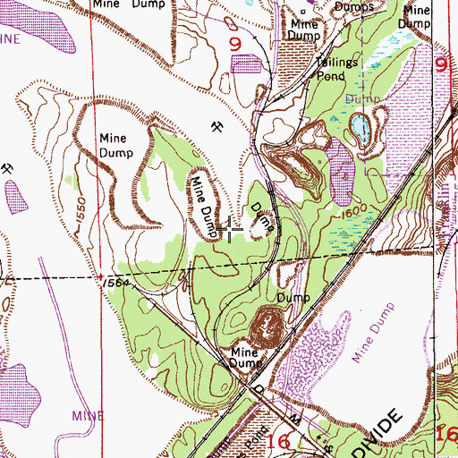 Topographic Map of City of Virginia, MN
