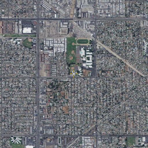 Aerial/Satellite Image of Bryant Elementary School, CA