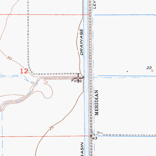 Topographic Map of Buckeye Creek, CA