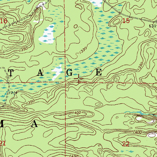 Topographic Map of Township of Camp 5, MN