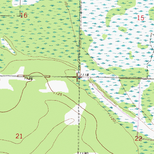 Topographic Map of Township of Chilgren, MN