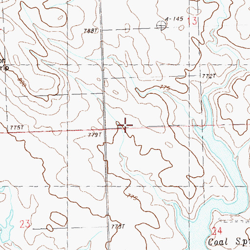 Topographic Map of Township of Easter, SD