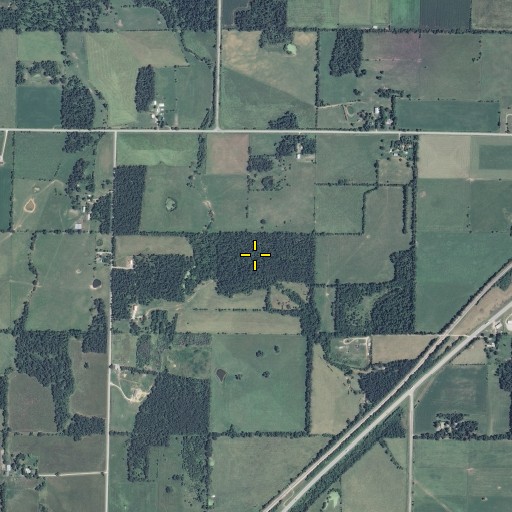 Aerial/Satellite Image of Township of West Polk, MO