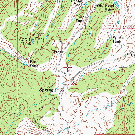 Topographic Map of Little Summit (historical), AZ