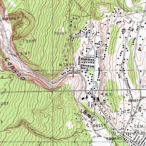 Topographic Map of Bonito Valley (historical), AZ