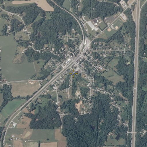 Aerial/Satellite Image of Village of Dongola, IL