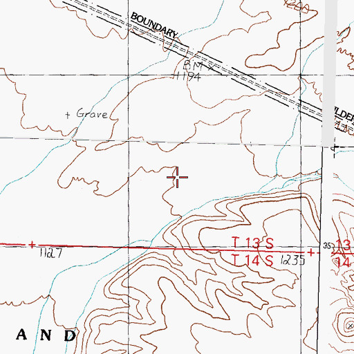 Topographic Map of Camino Del Diablo, AZ