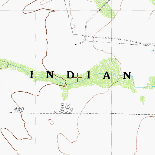 Topographic Map of Kots Kug, AZ