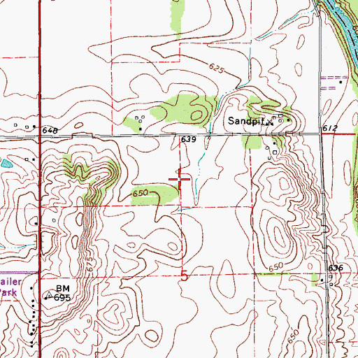 Topographic Map of Village of Sammons Point, IL