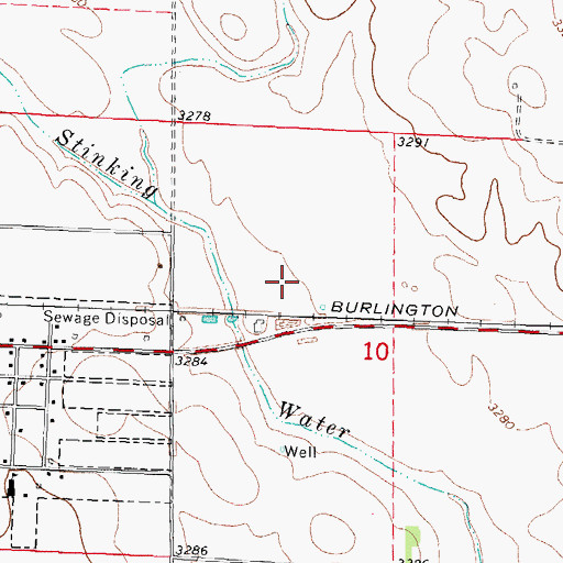 Topographic Map of Village of Madrid, NE