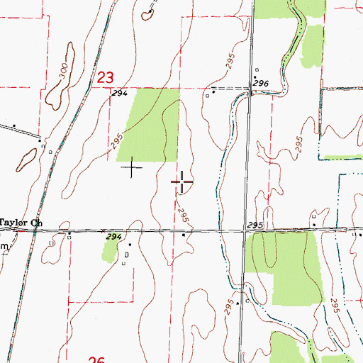 Topographic Map of Village of Penermon, MO