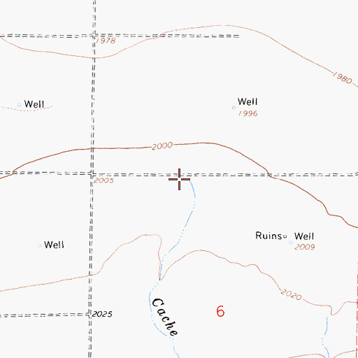 Topographic Map of Cache Creek, CA