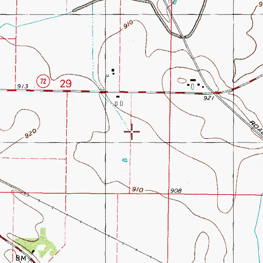 Topographic Map of Village of Pingree Grove, IL