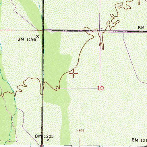 Topographic Map of Maricopa Indian Reservation, AZ