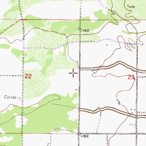 Topographic Map of Gila River Indian Reservation, AZ