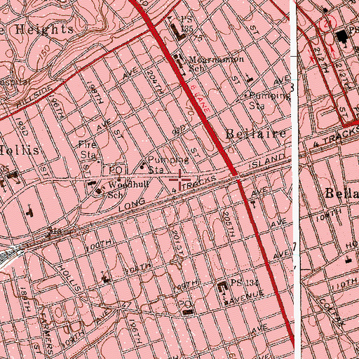 Topographic Map of Haggerty Park, NY