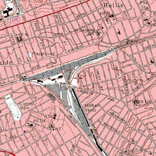 Topographic Map of Peters Field, NY