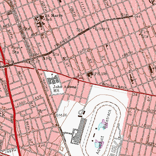 Topographic Map of Wellbrook Triangle, NY