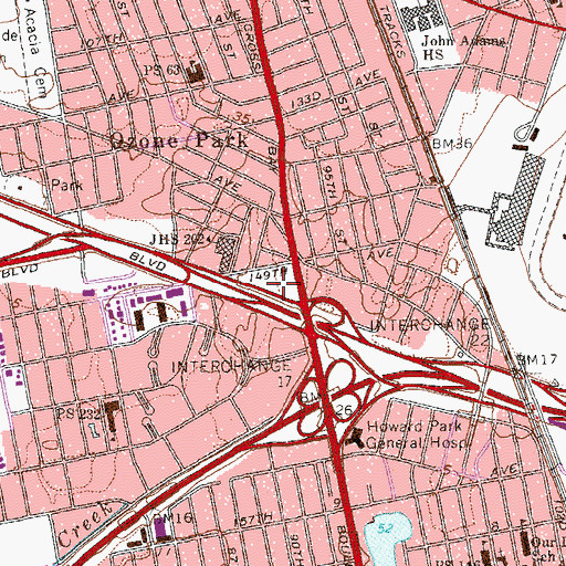 Topographic Map of Loring Field, NY