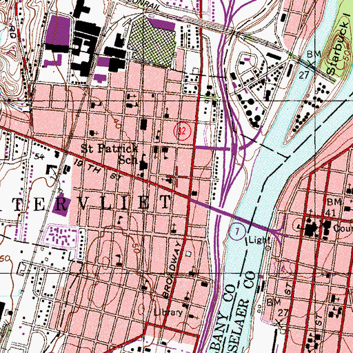 Topographic Map of Third Avenue Methodist Episcopal Church (historical), NY