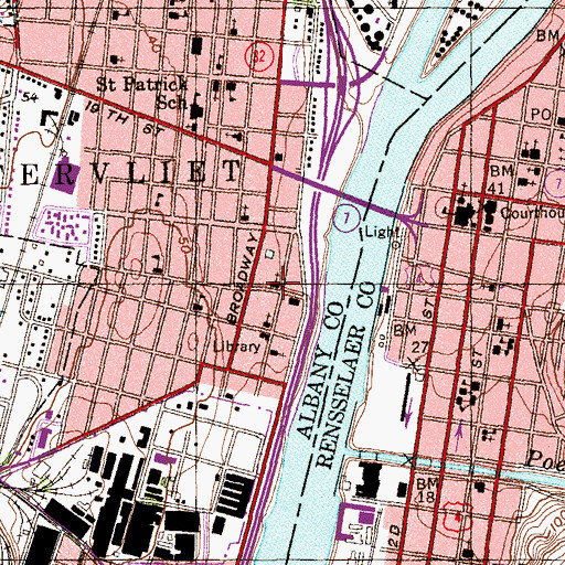 Topographic Map of North Reformed Dutch Church, NY